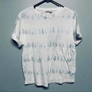 NWT Faherty Zumba Cloud Cotton Tee/Blue Breaker Tie Dye
